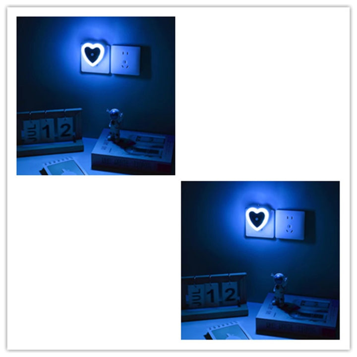 LED Heart-Shaped Night Light