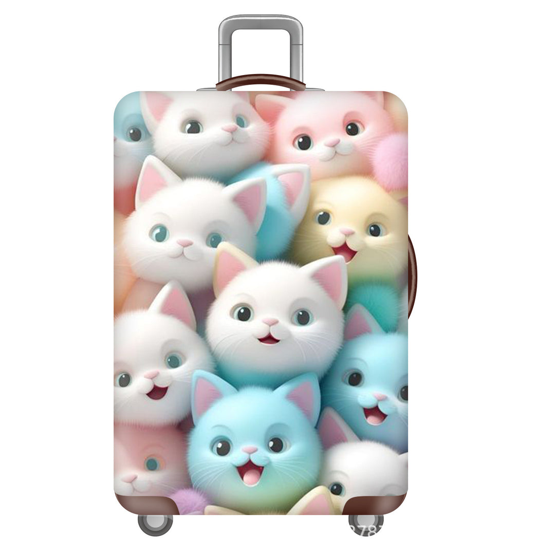 Unisex Hard-shell suitcase with cute cat motif Stornfield