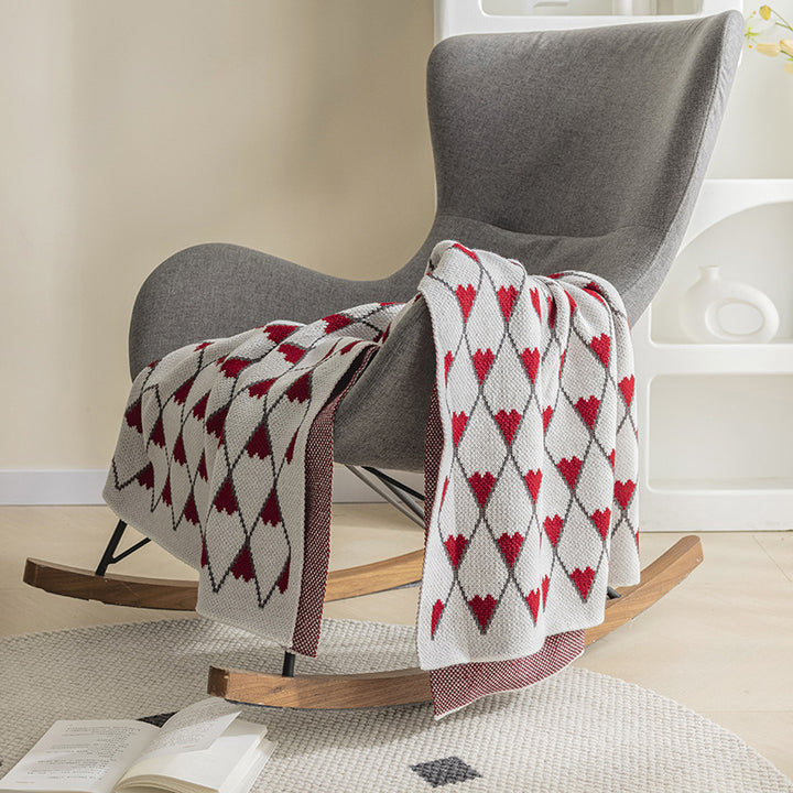 Home Decor Cozy Knit Throw Blanket