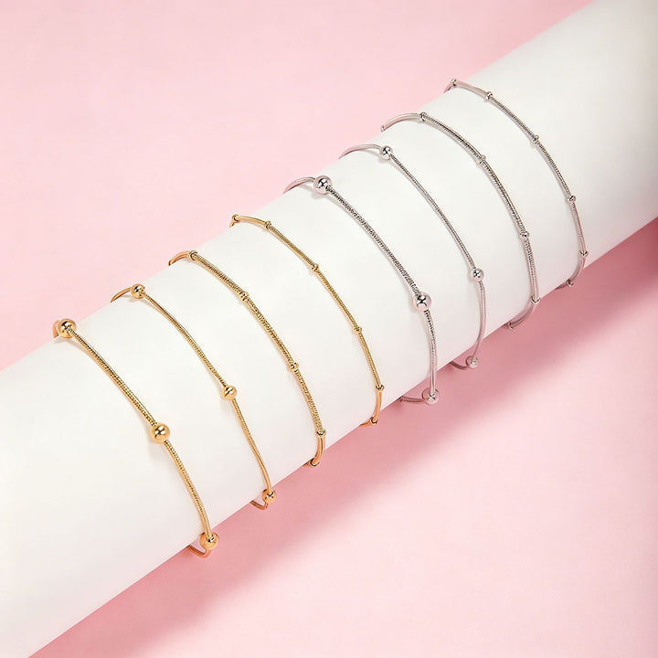 Adjustable Beaded Chain Bracelet Stornfield