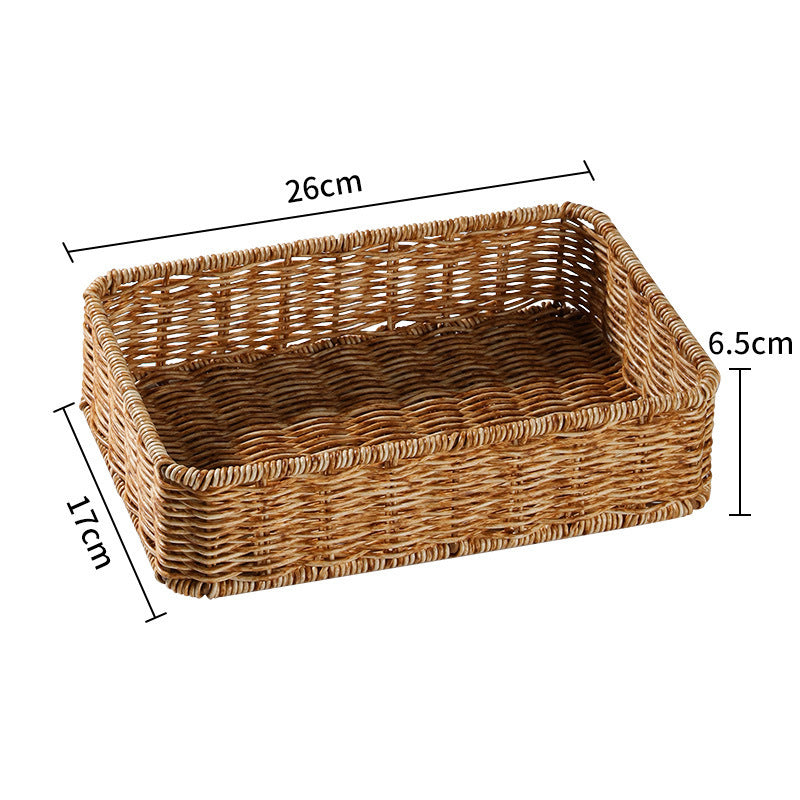 Rectangular Woven Storage Basket Stornfield