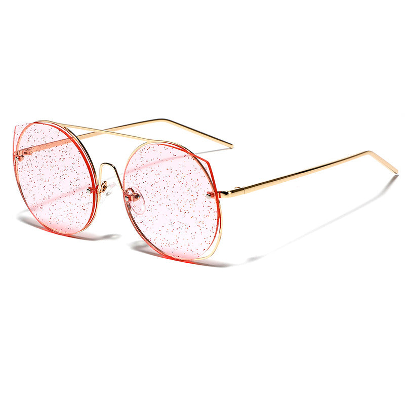 Women oversized sunglasses with glittering lenses Stornfield