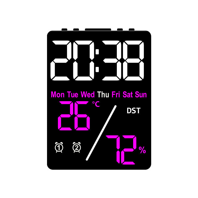 Digital Alarm Clock with Hygrometer and Temperature Display Stornfield