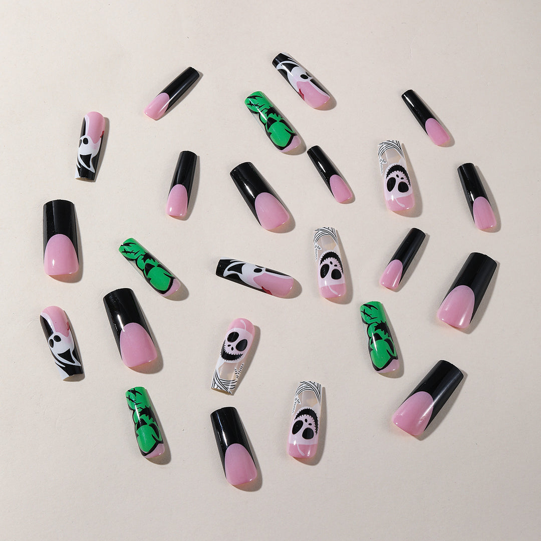 Whimsical Skull Art Nail Extensions Stornfield