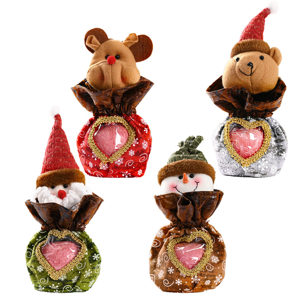 Cute Christmas figure with heart pouch Stornfield