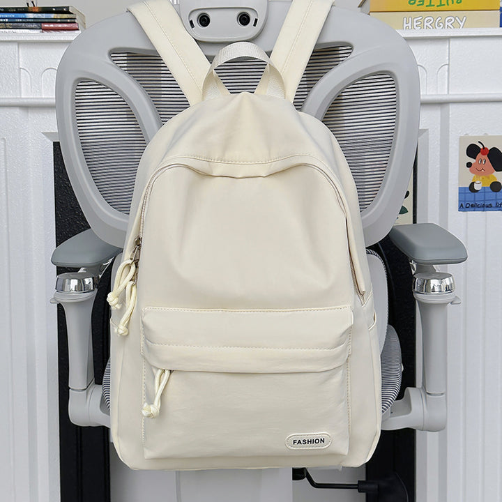Stylish Casual Backpack with Cute Plush Charm Stornfield