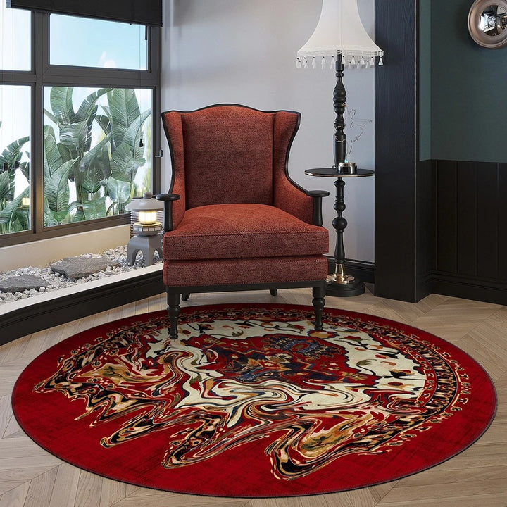 Home Decor Elegant Round Area Rug