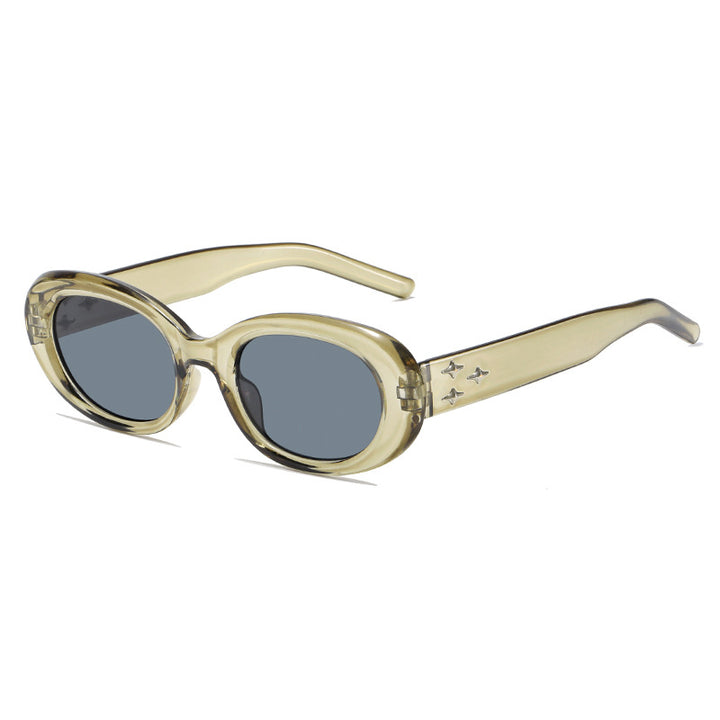 Retro Oval Frame Sunglasses Stornfield
