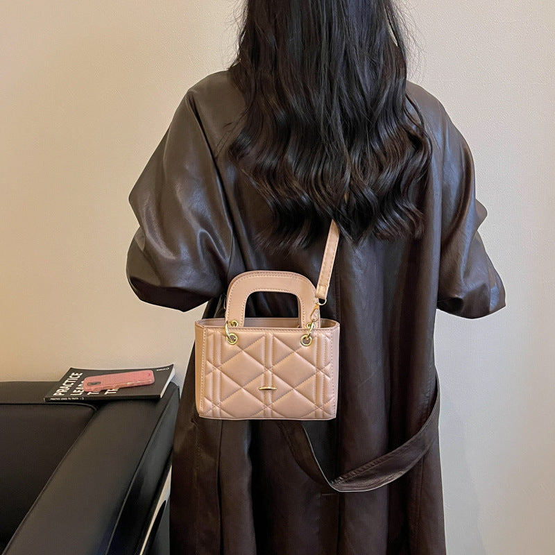 Quilted Mini Handbag with Dual Carry Options