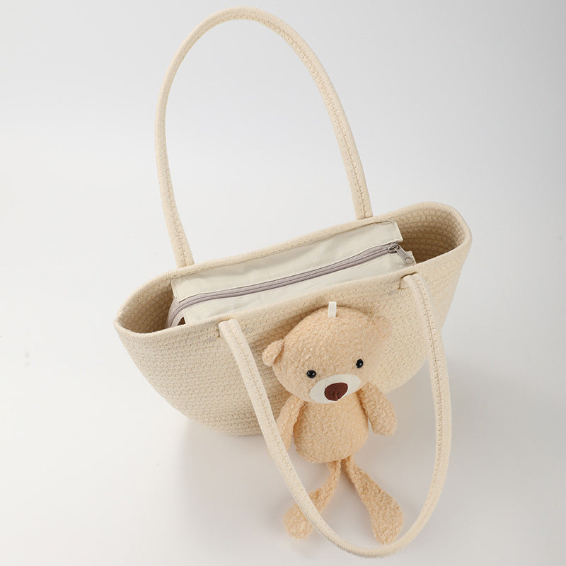 Women's handbag with cute cuddle bear accent Stornfield