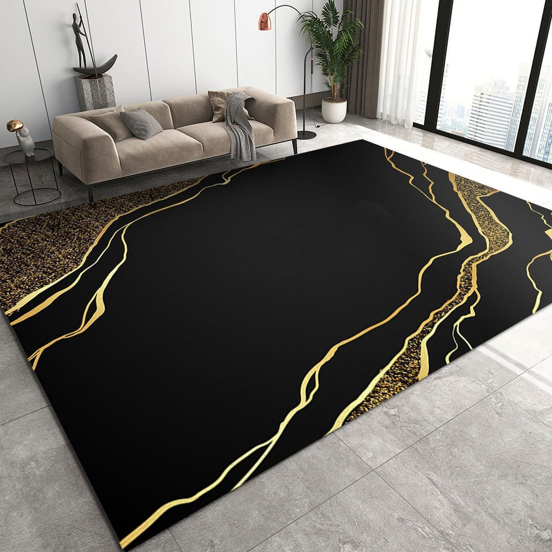 Textured Abstract Area Rug