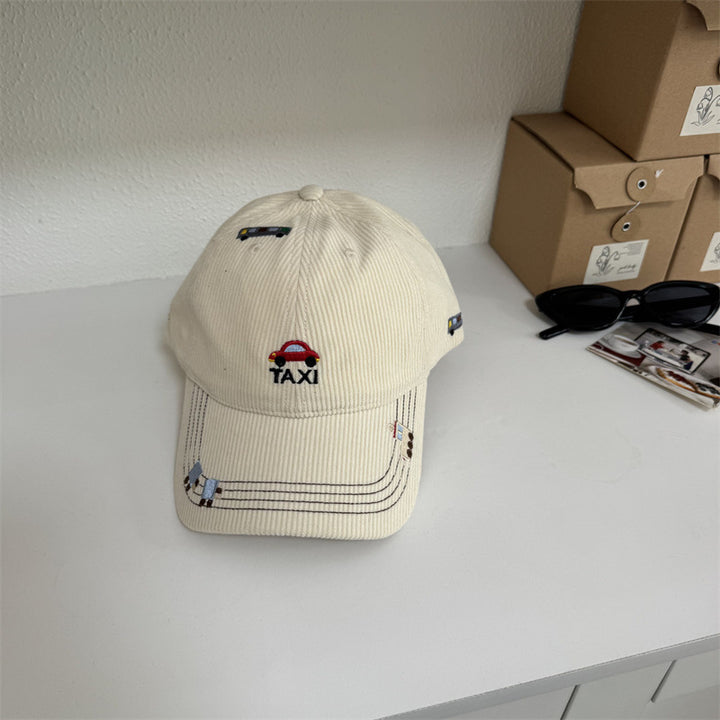 Men's Corduroy Taxi Embroidered Baseball Cap Stornfield