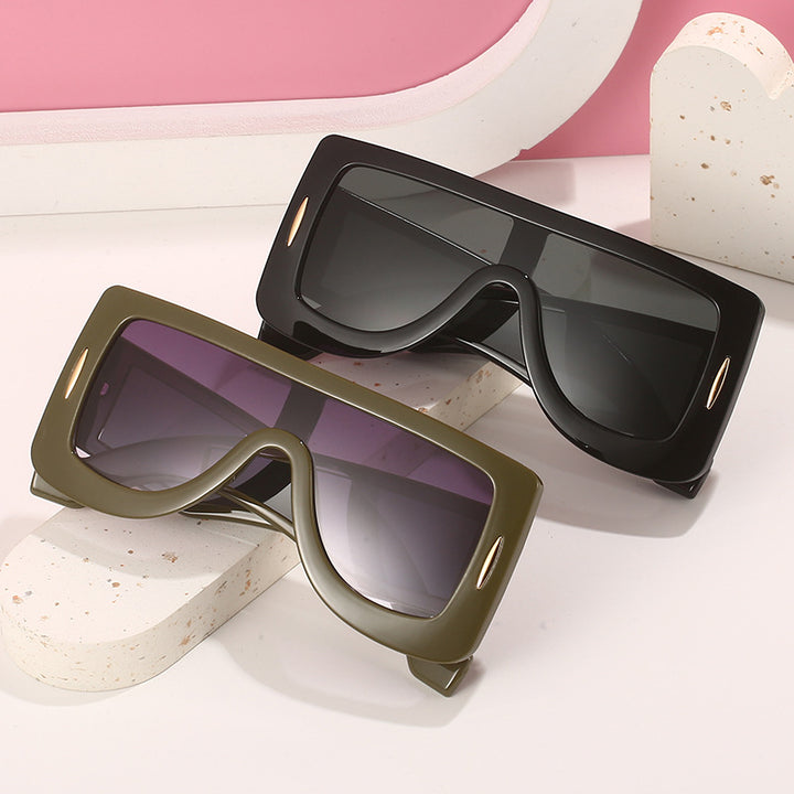 Ladies futuristic oversized sunglasses Stornfield