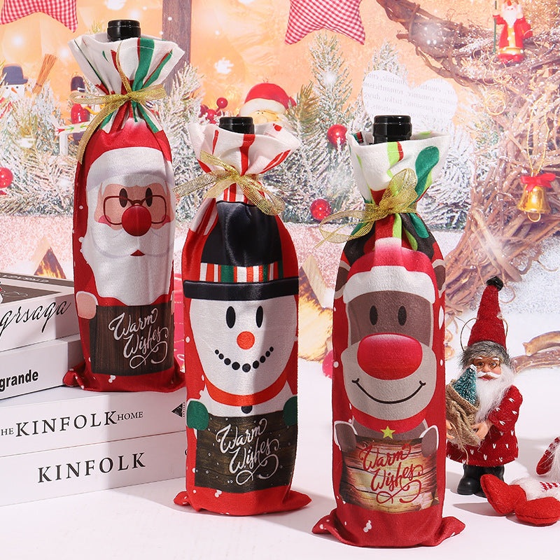 Christmas wine bottle cover Stornfield