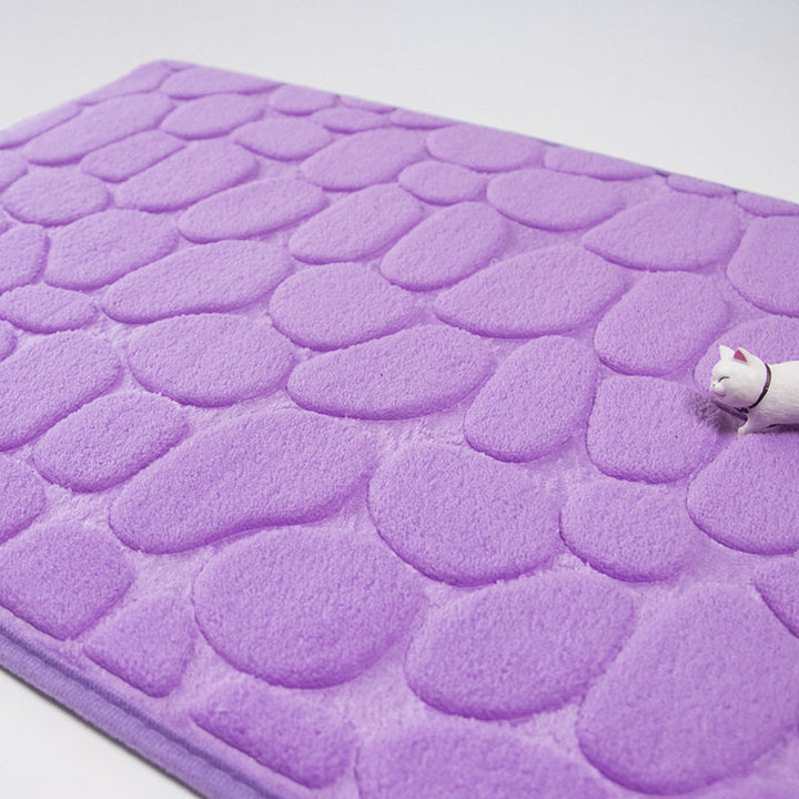 Textured Pebble Bath Mat