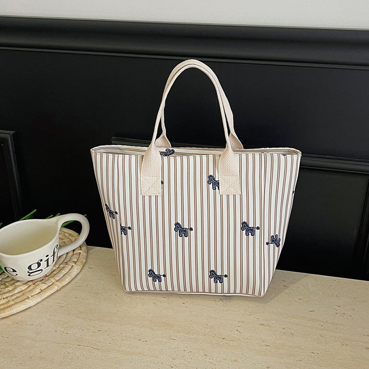 Playful Animal Print Tote Bag