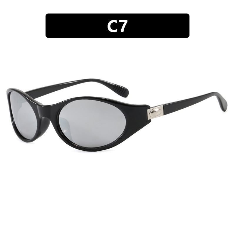 Ladies stylish sunglasses in elegant oval design with protective UV filter Stornfield