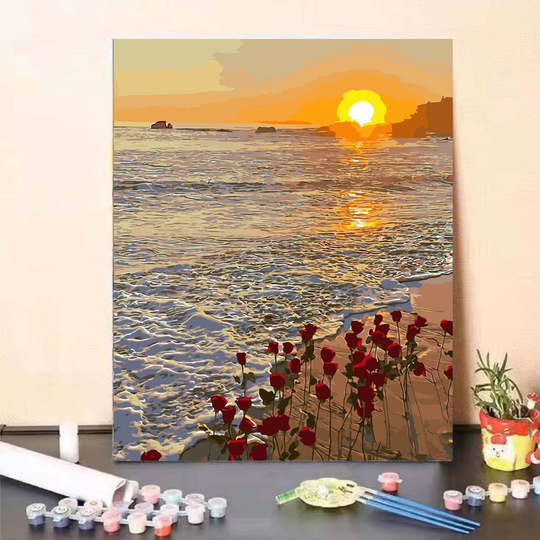 DIY Landscape Paint by Numbers Art Kit Stornfield