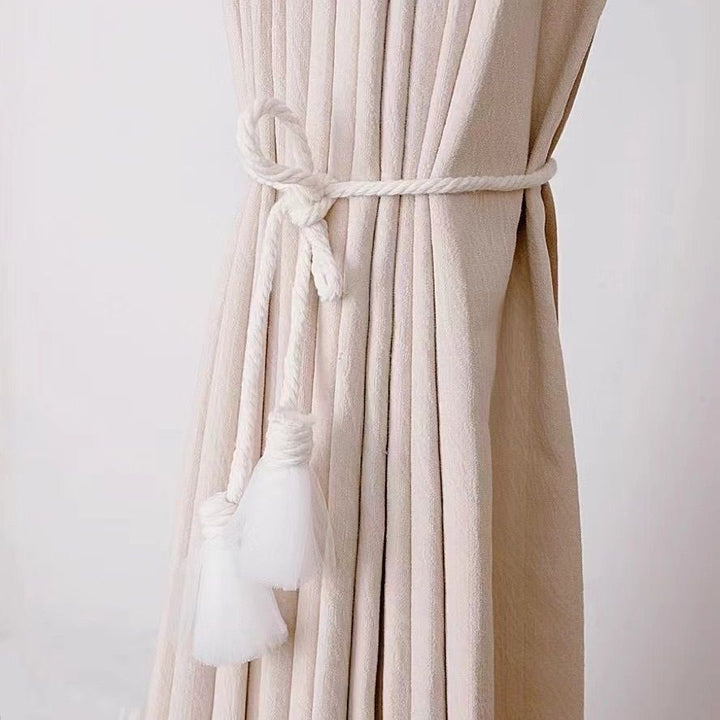 Decorative curtain tape with tassels Stornfield
