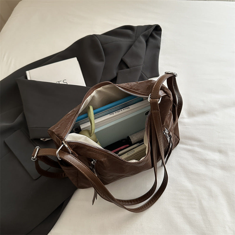 Versatile Textured Hobo Bag