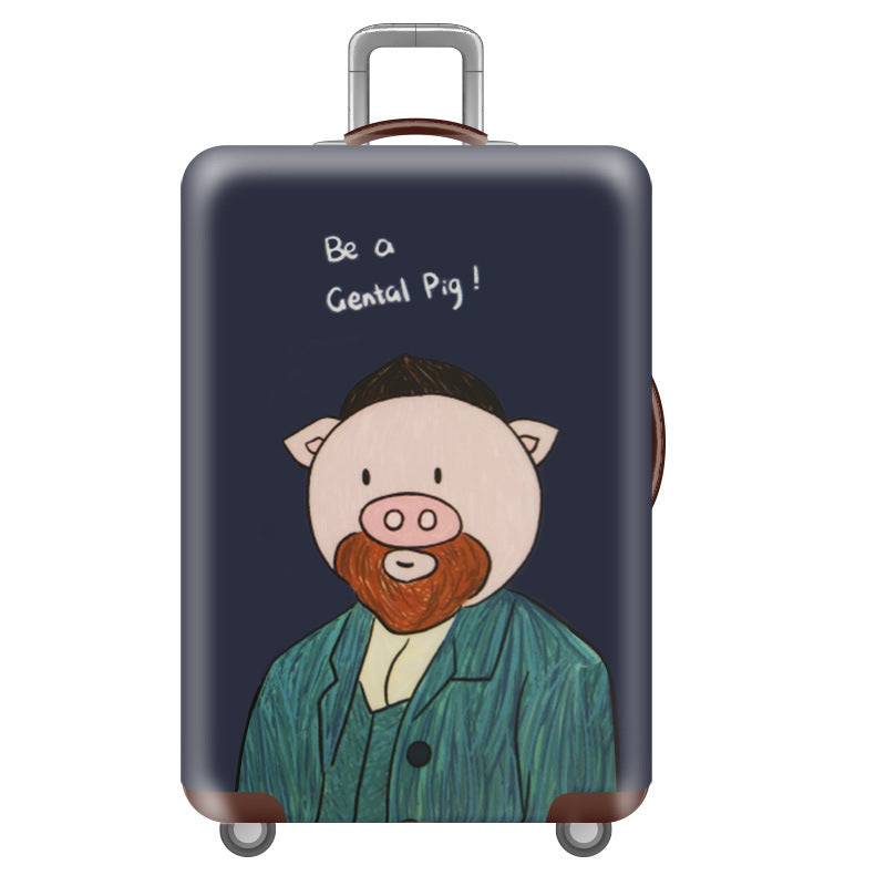 Women's Hard Shell Suitcase with Unique Illustration Design Stornfield