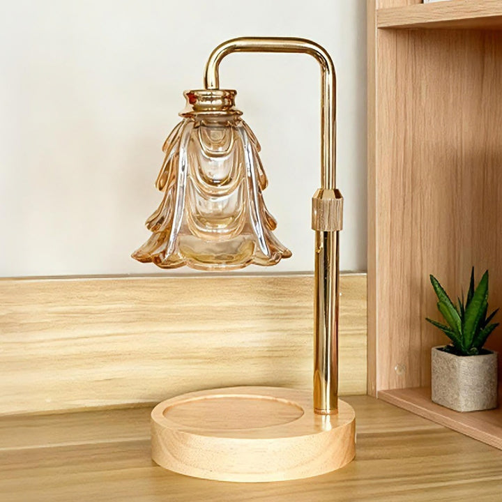 Vintage Glass Table Lamp