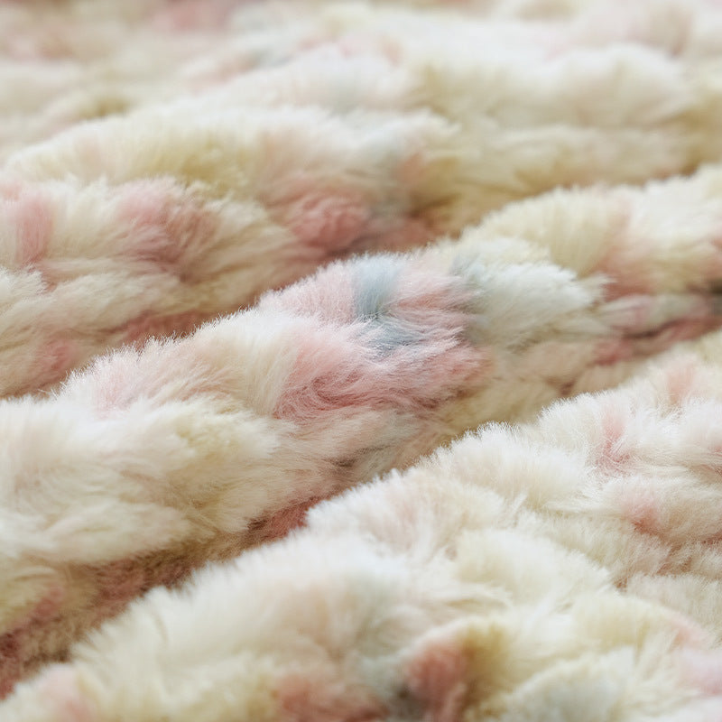 Square Boucle-Chenille Decorative Pillowcase with Soft Plush Texture Stornfield