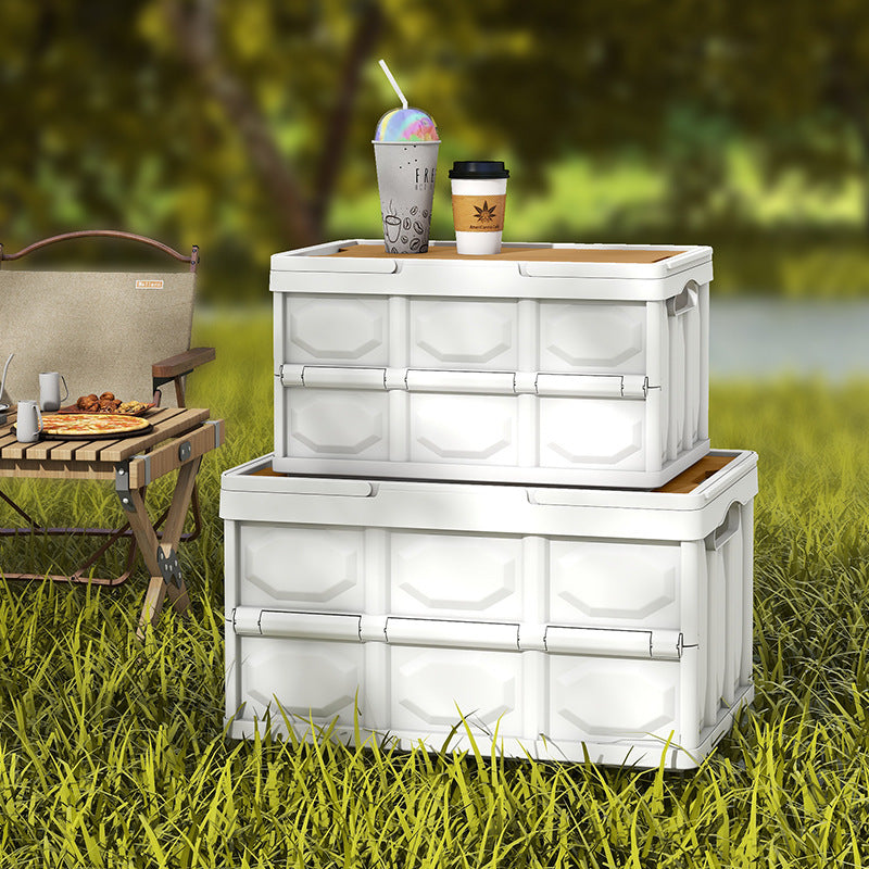 Versatile Outdoor Folding Storage Chest Stornfield