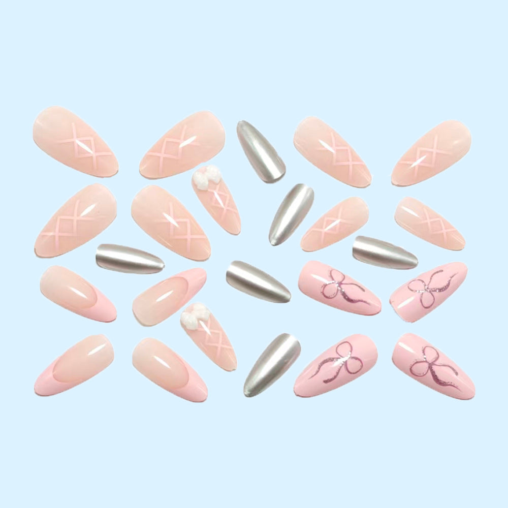 Nail art with refined bow designs Stornfield