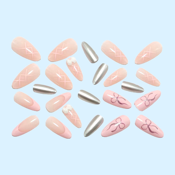 Nail art with refined bow designs Stornfield