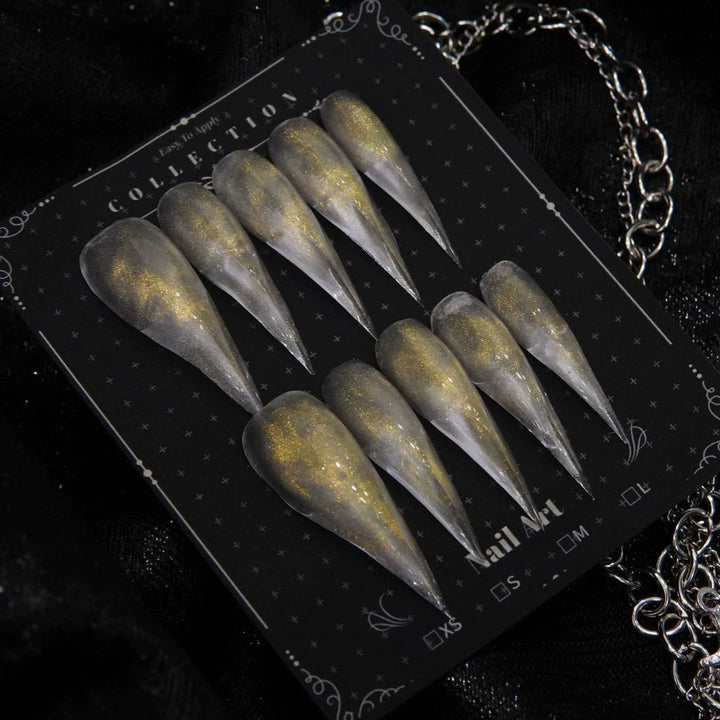 Elegant Stiletto Nail Design Set