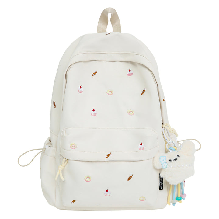 Playful backpack with unique back pattern appliqués Stornfield