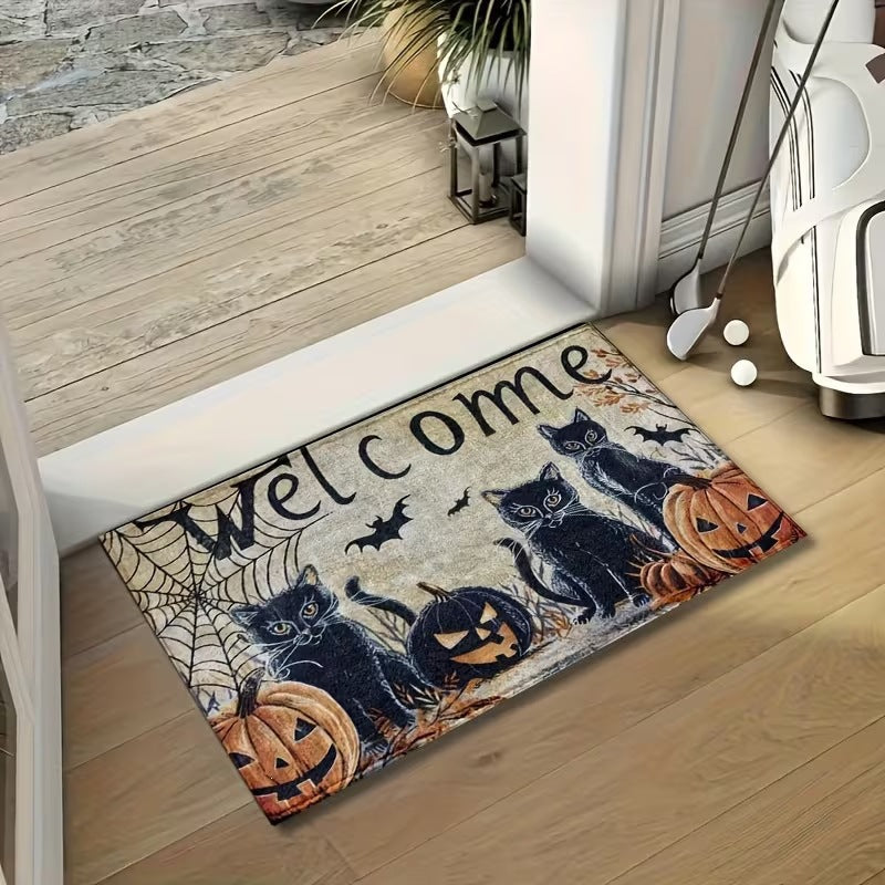 Halloween-Themed Doormat