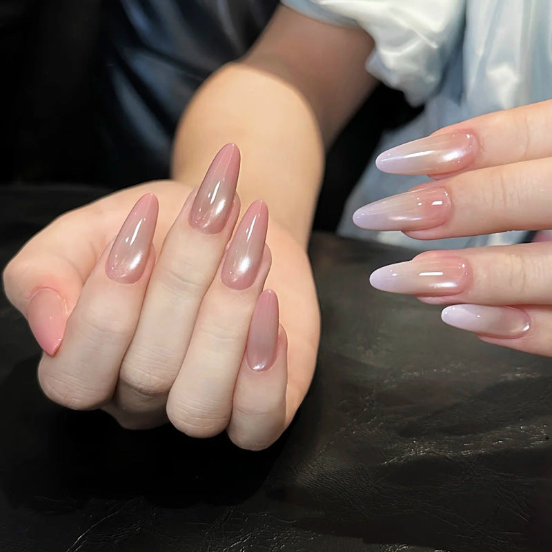 Glossy Stiletto Press-On Nails with Ombre Finish Stornfield
