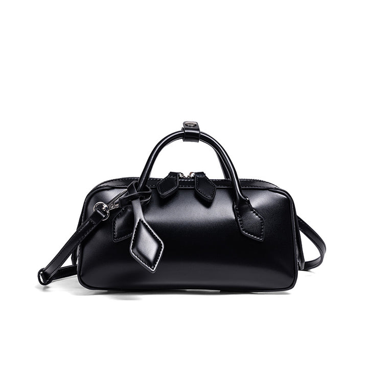 Structured Leather Mini Satchel Stornfield