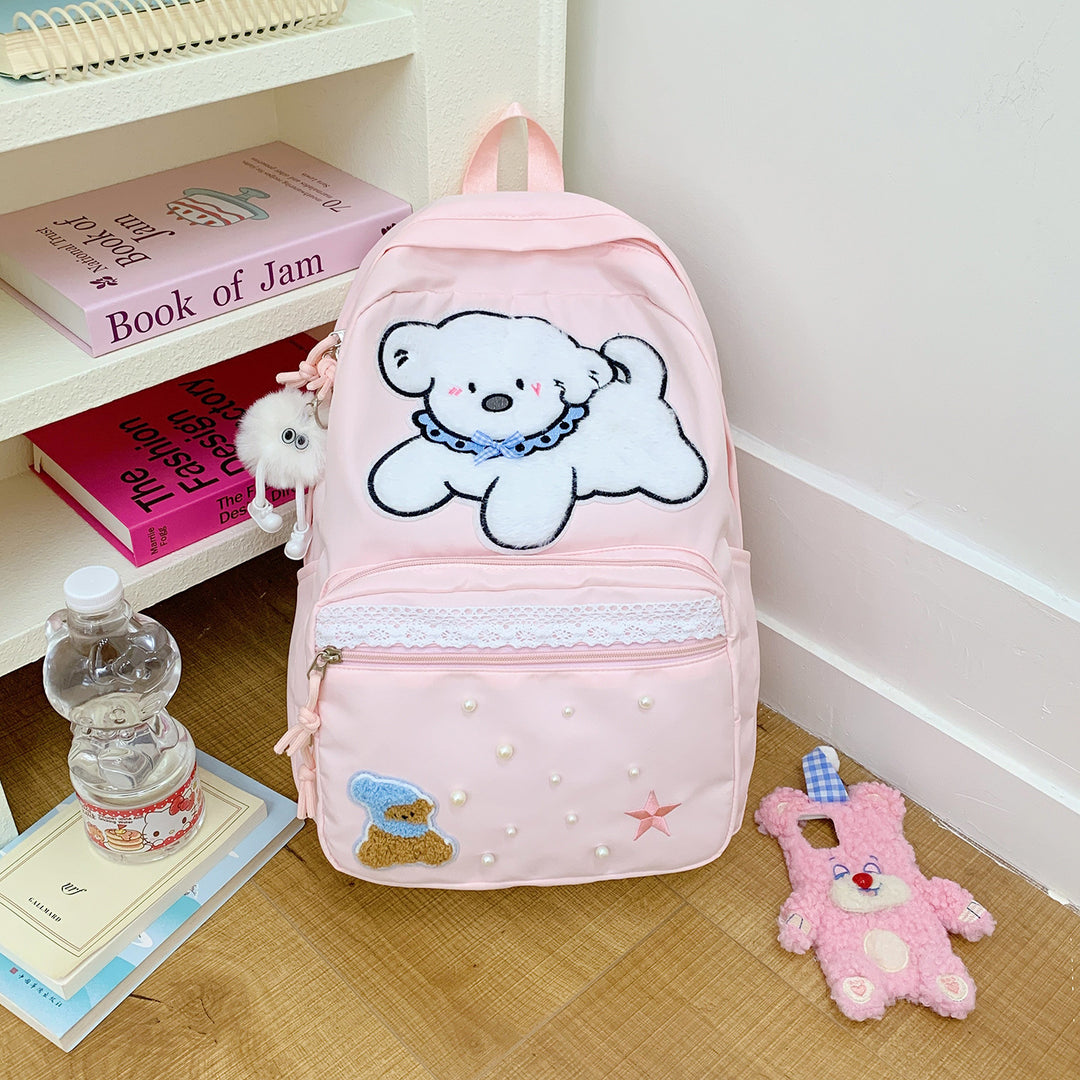 Cute Cartoon Character Print Backpack Stornfield