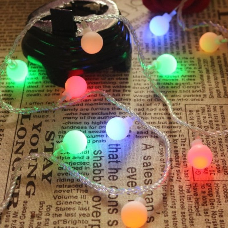 Globe LED String Lights With Waterproof Copper Wire And Textured Clear Bulbs Stornfield