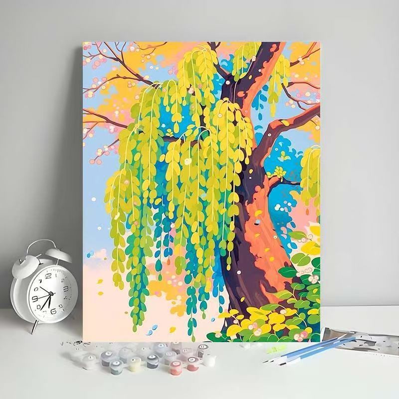 Outdoor Scenic Tree Art Canvas Kit Stornfield