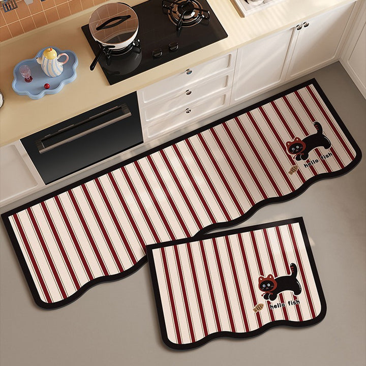 Funny Cat-Themed Kitchen Mat
