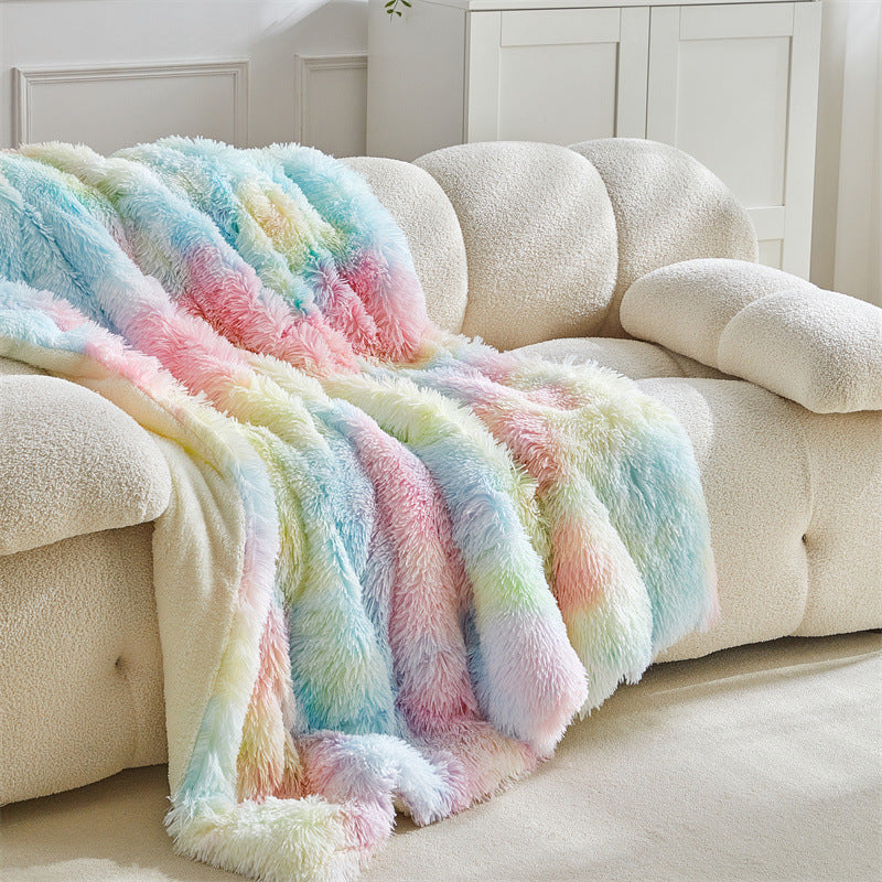 Luxurious Faux Fur Throw Blanket Stornfield