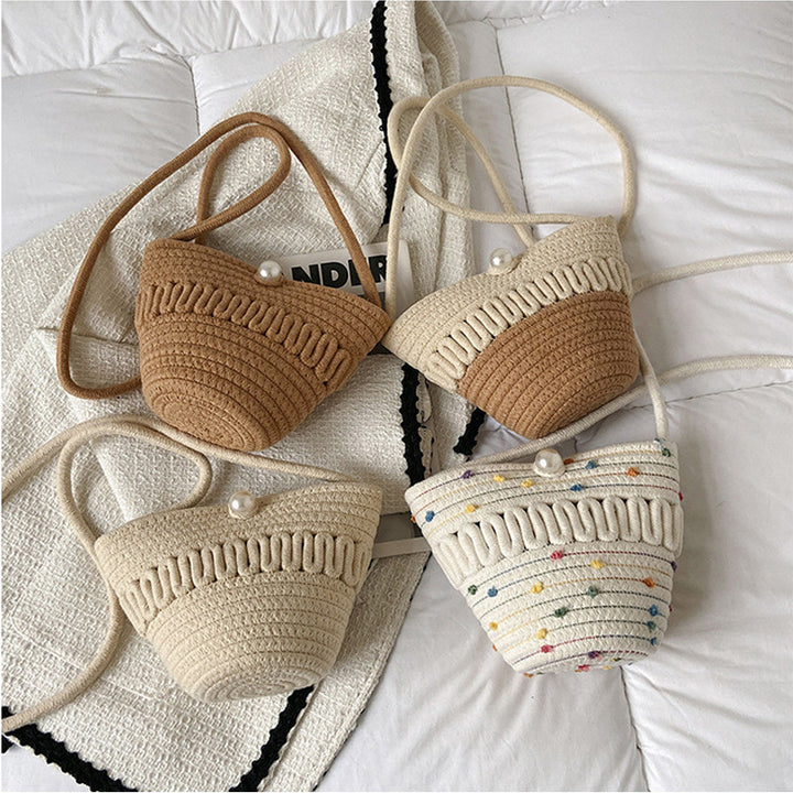 Playful Crossbody Bag Made of Braided Material Stornfield