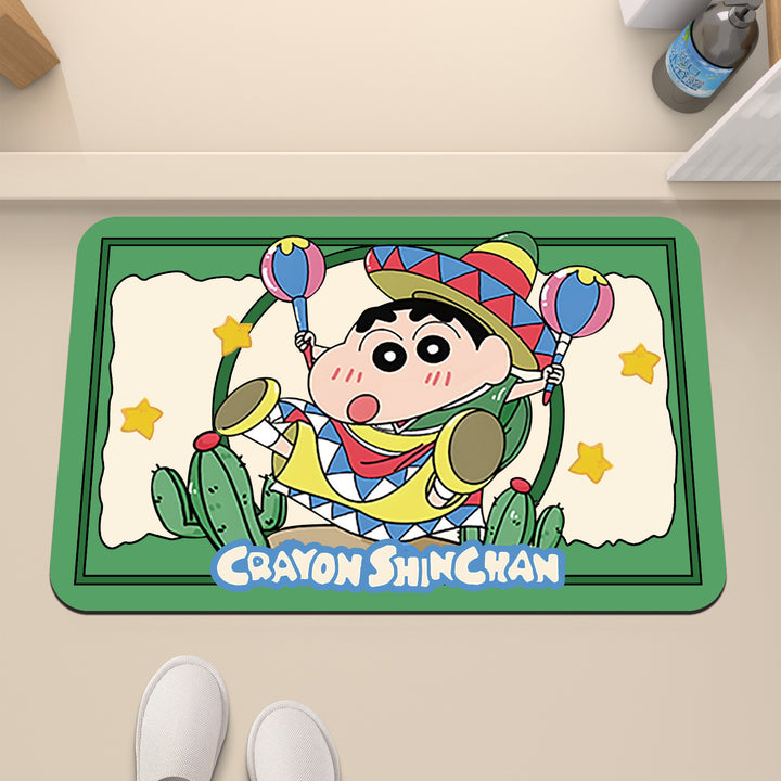 Cartoon Character Themed Bath Mat