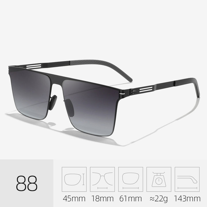 Modern Square Frame Sunglasses Stornfield