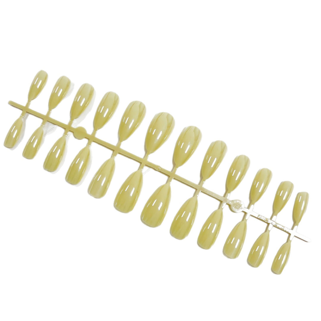 Premium Almond-Shaped Glossy Press-On Nails Stornfield