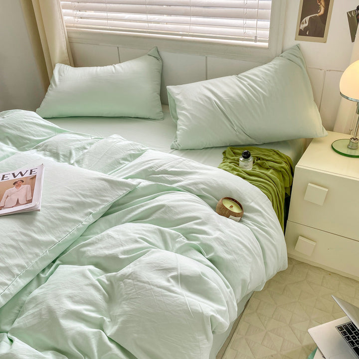 Luxurious Smooth Cotton Duvet Cover Set