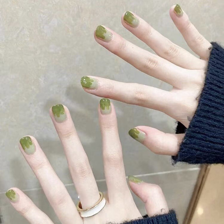 Artistic Gradient Press-On Nails