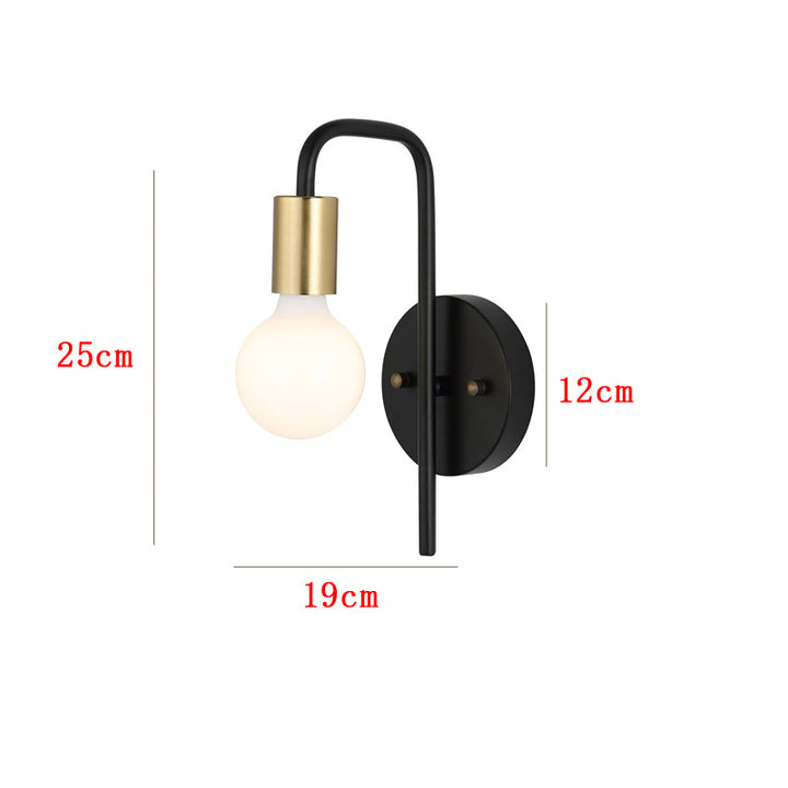 Vintage Industrial Double-Bulb Wall Sconce