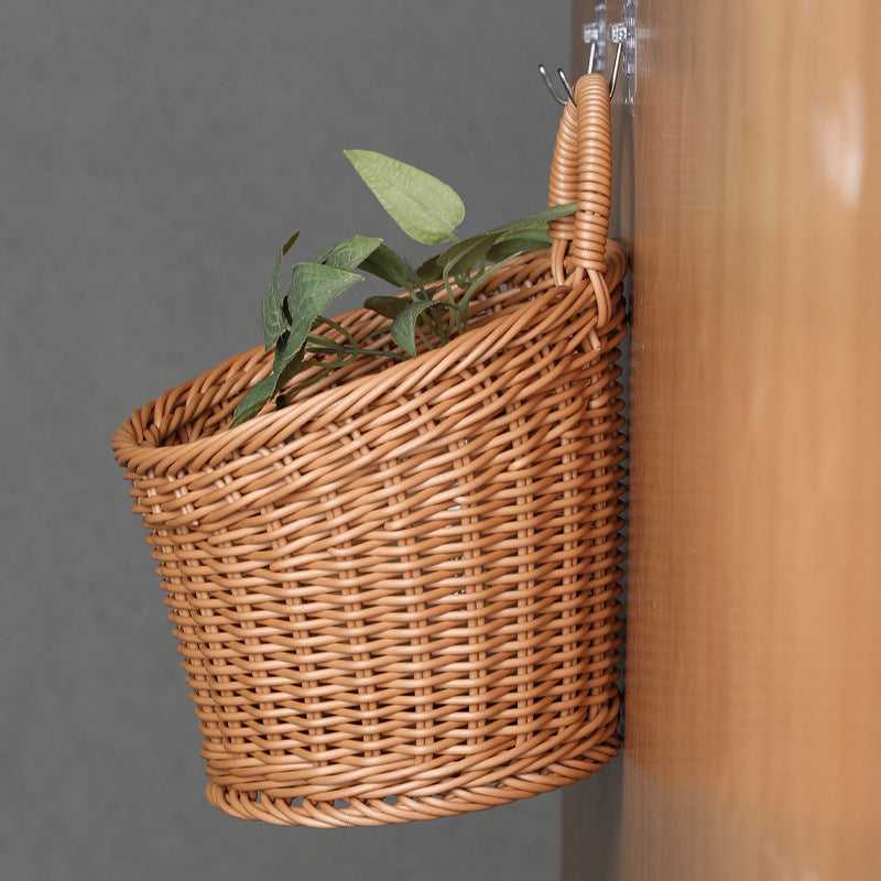 Handcrafted Wicker Storage Basket Stornfield