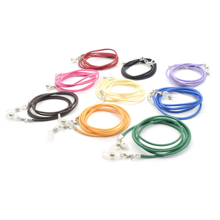 Braided Leather Eyewear Holder Stornfield