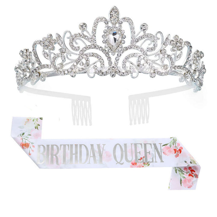 Women's Festive Crown with Elegant Sash Stornfield